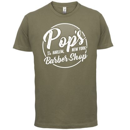Pop's Barber Shop T Shirt