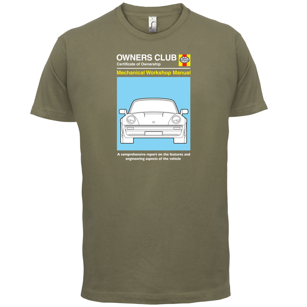 Car Owners Manual 930 Turbo T Shirt