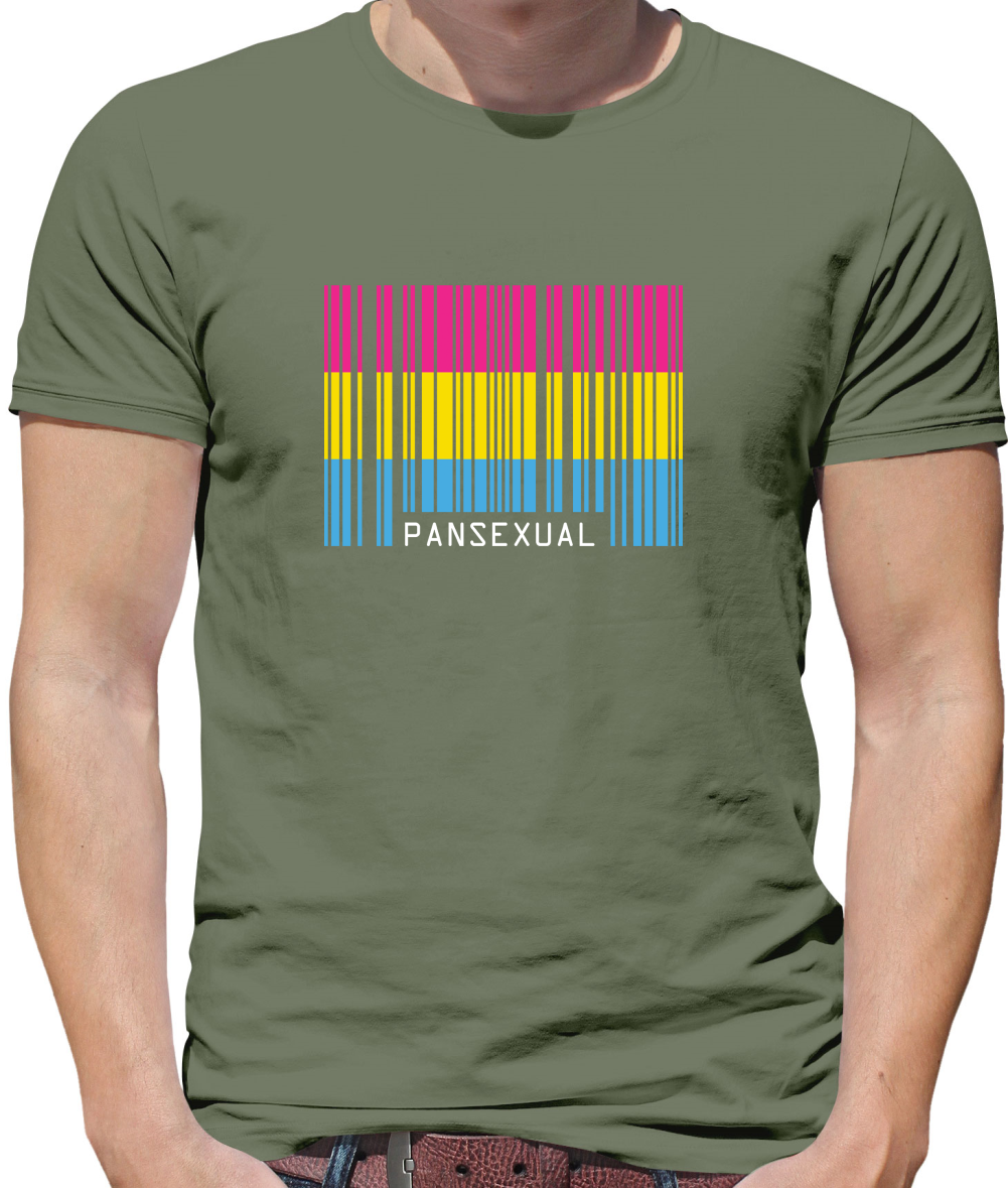LGBT Barcode Flags - Pan Sexual T Shirt