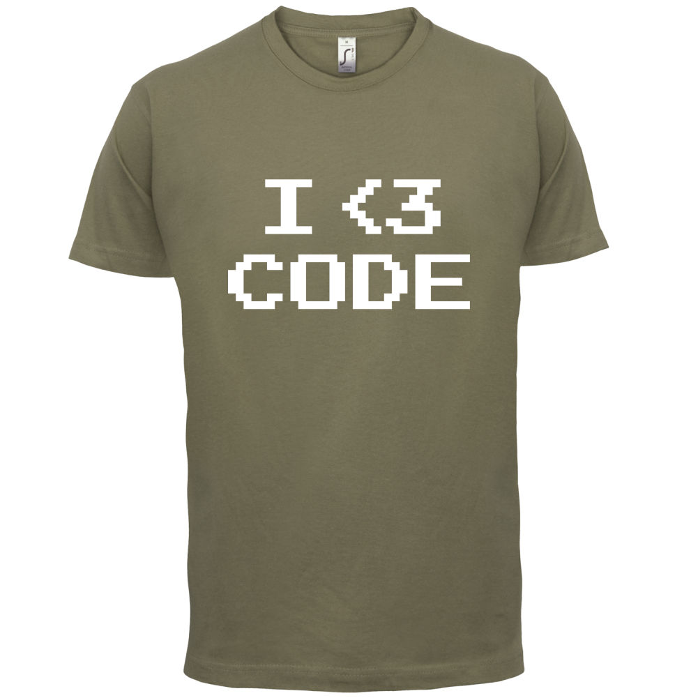 I Heart Code T Shirt