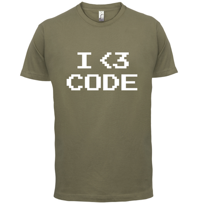 I Heart Code T Shirt