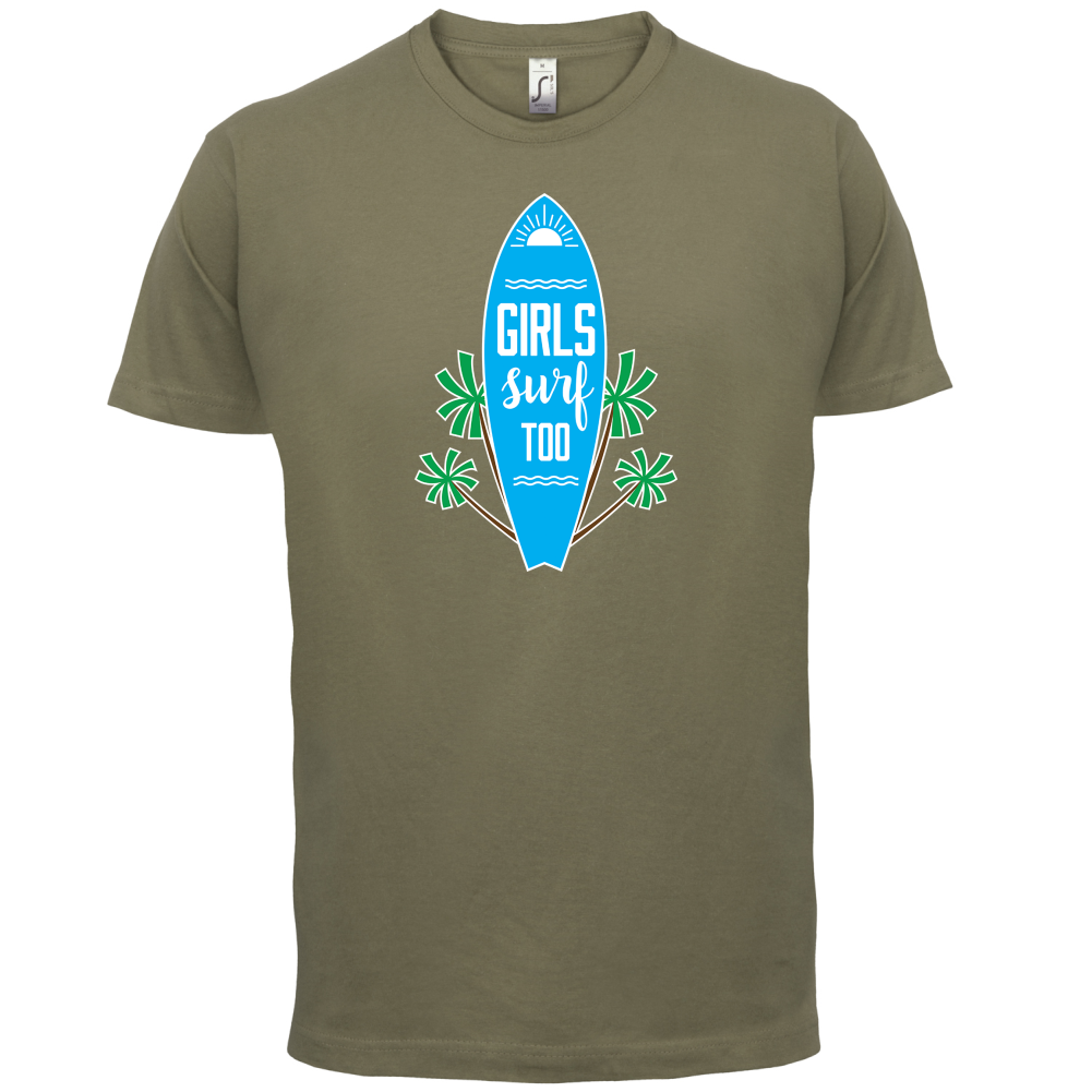 Girls Surf Too T Shirt