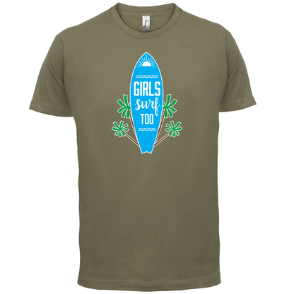 Girls Surf Too T Shirt