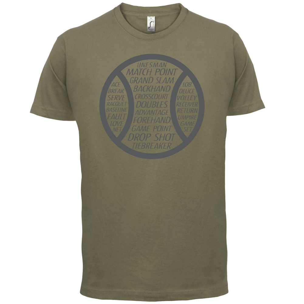 Tennis Word Ball T Shirt