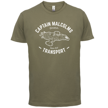 Captain Malcolms Transport T Shirt
