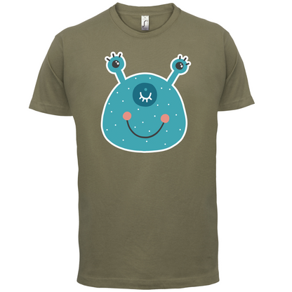 Smiley Face Alien T Shirt