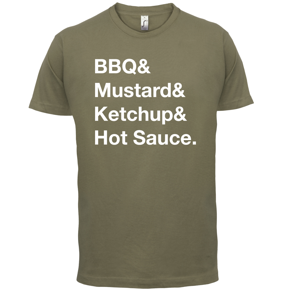 BBQ & Mustart & Ketchup T Shirt