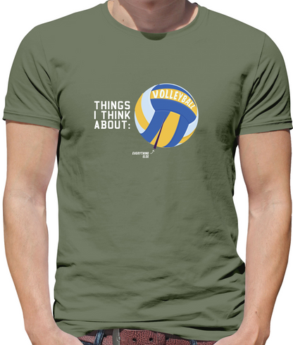 I Thiink About Volleyball T Shirt