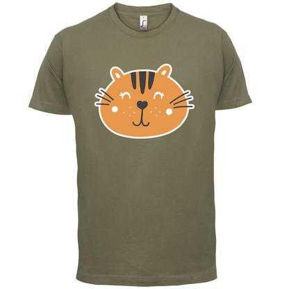 Smiley Face Tiger T Shirt