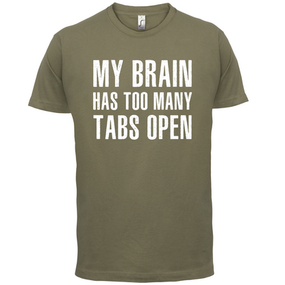 Brain Has Too Many Tabs Open T Shirt