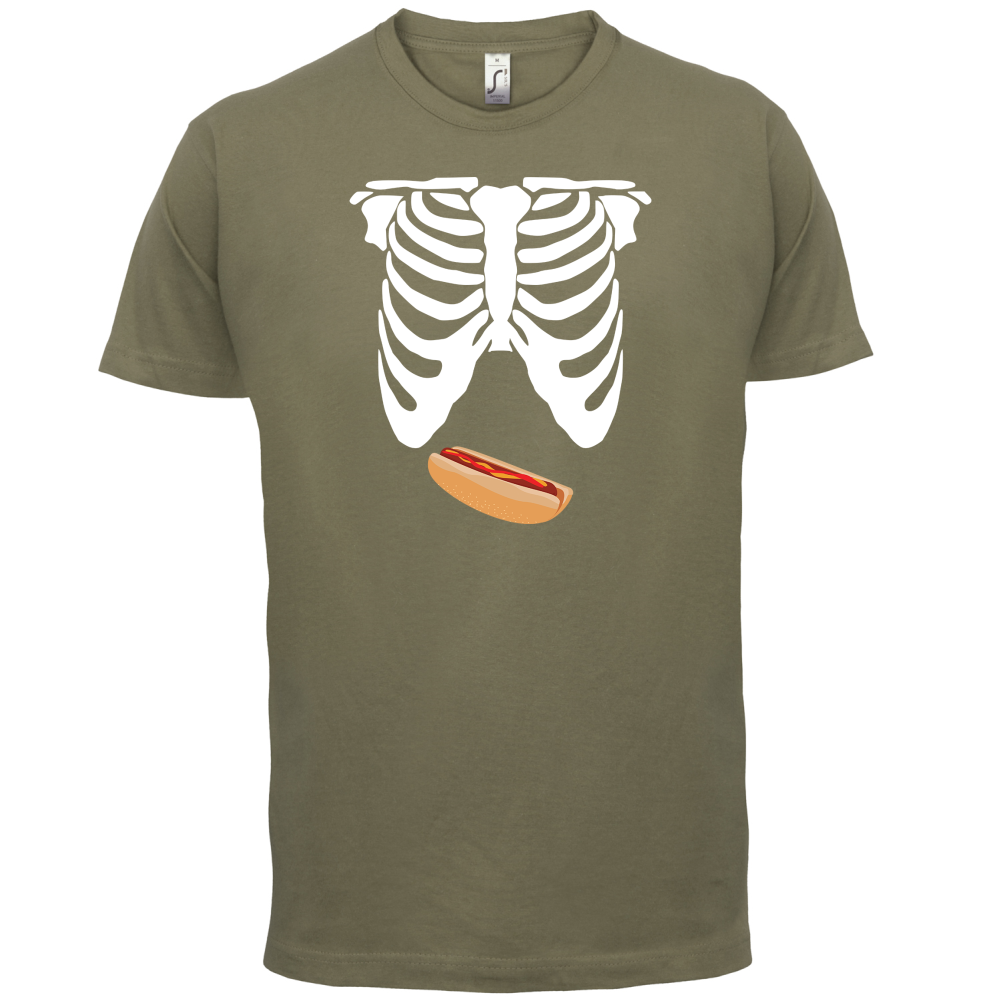 Hotdog Tummy T Shirt