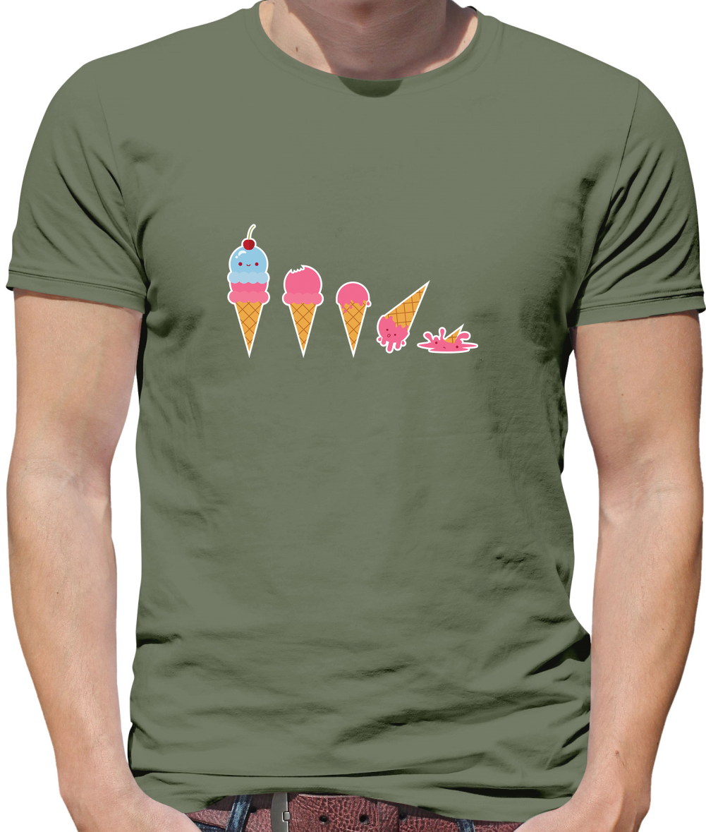 Evolution Of Ice Cream T Shirt