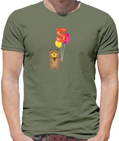 5th Birthday Bear T Shirt