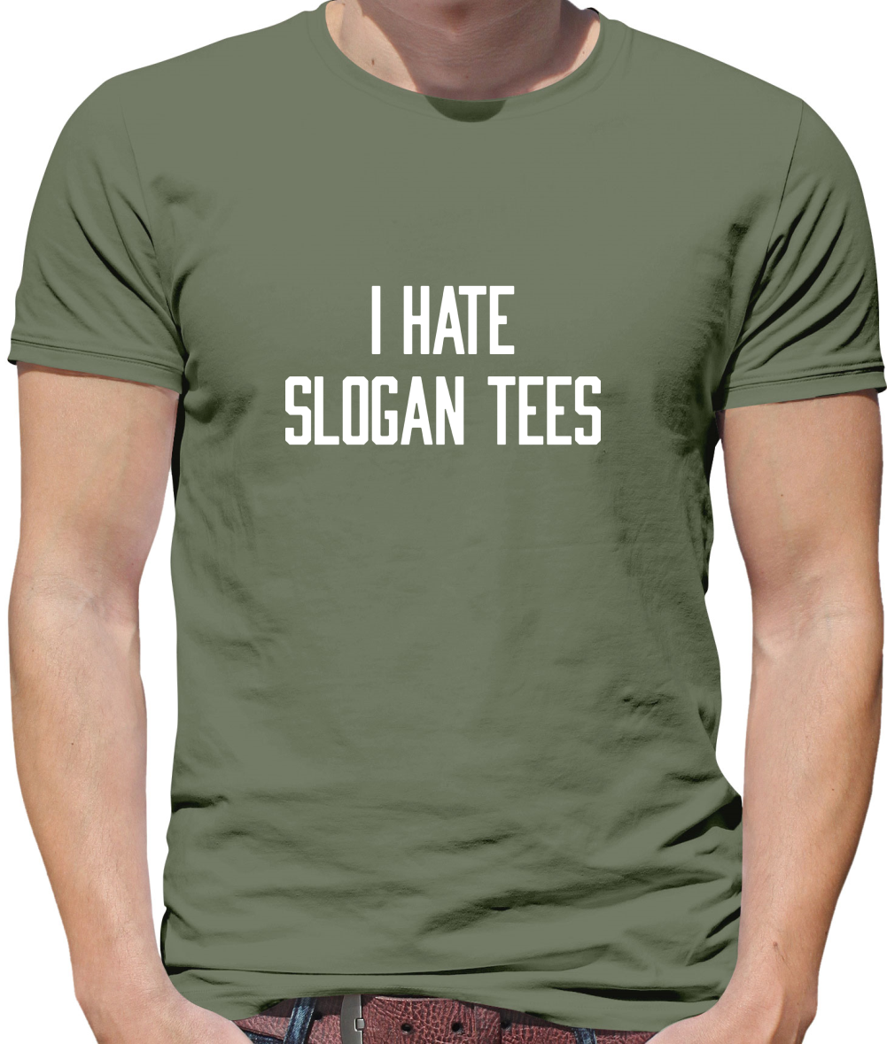 I Hate Slogan Tee's Kids T Shirt