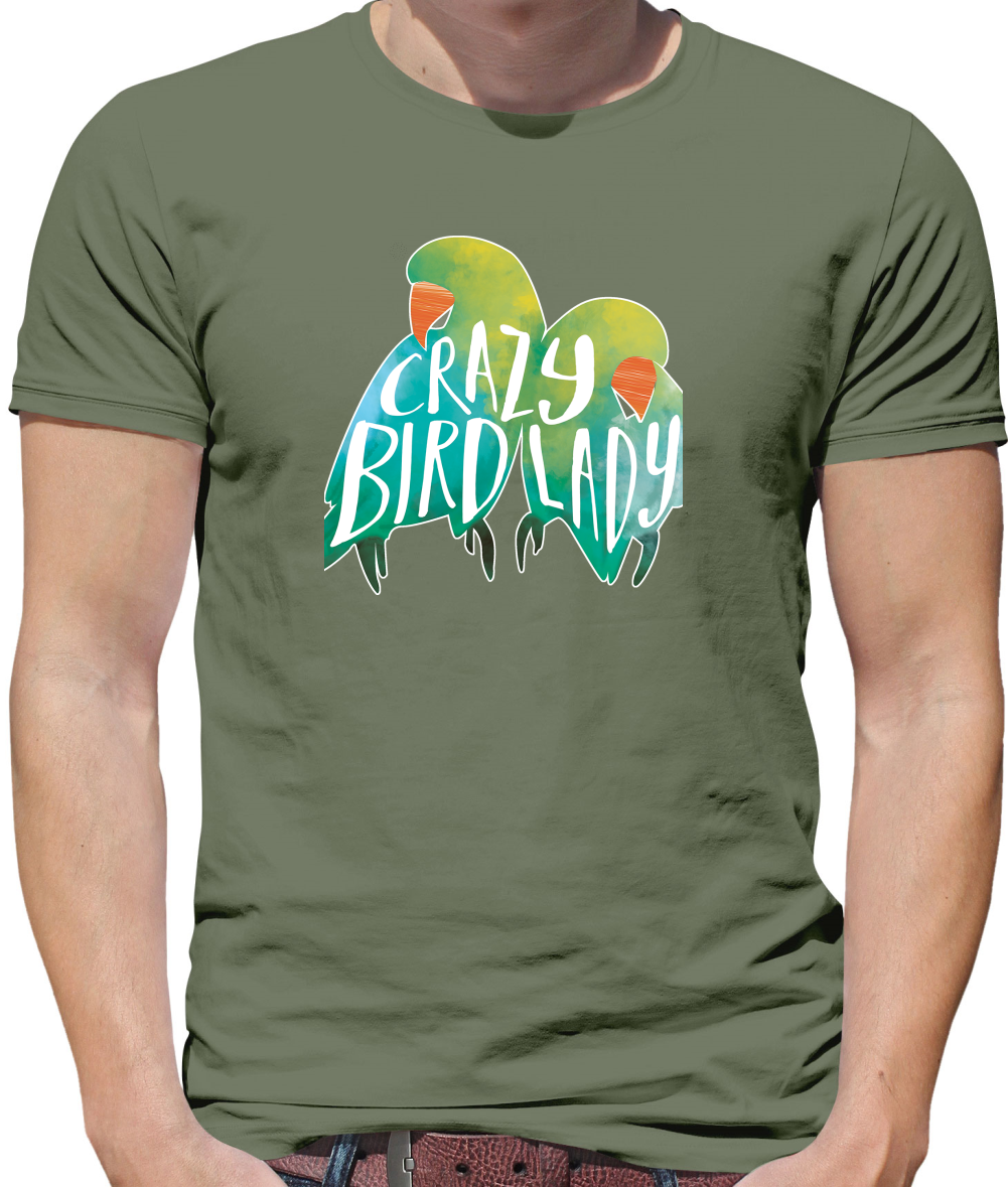 Crazy Bird Lady T Shirt