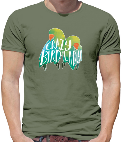 Crazy Bird Lady T Shirt