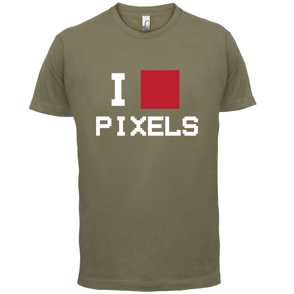Pixel Heart T Shirt