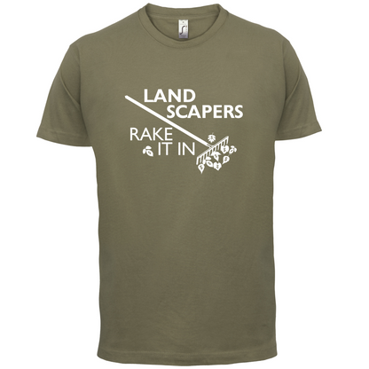 Landscapers Rake It In T Shirt