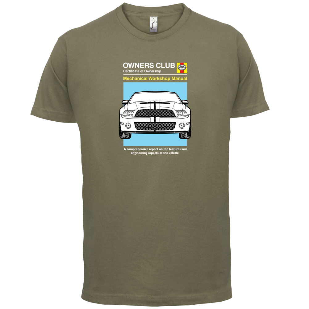 Car Owners Manual Mustang Mustang T Shirt