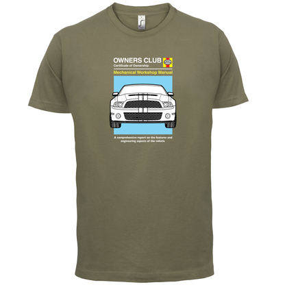 Car Owners Manual Mustang Mustang T Shirt