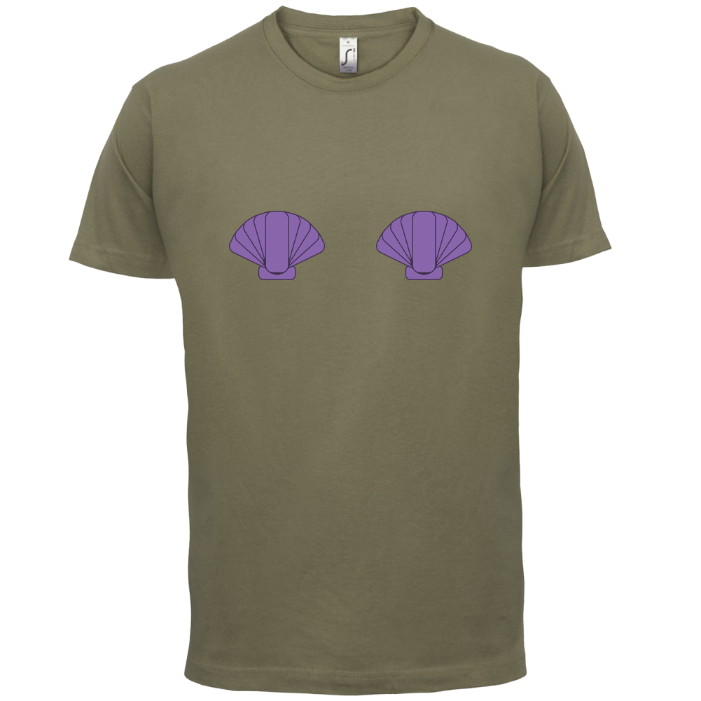 Mermaid Shell Boobs T Shirt