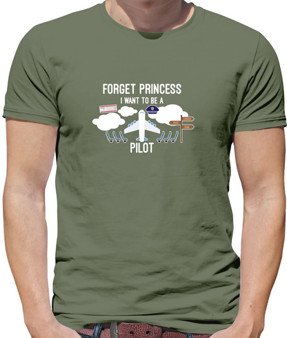 Forget Princess Pilot T Shirt