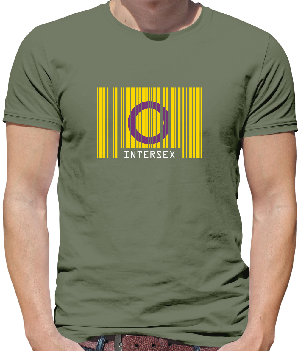 LGBT Barcode Flags - Intersex T Shirt