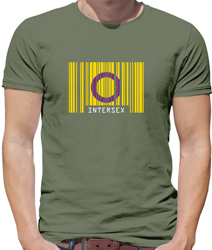 LGBT Barcode Flags - Intersex T Shirt