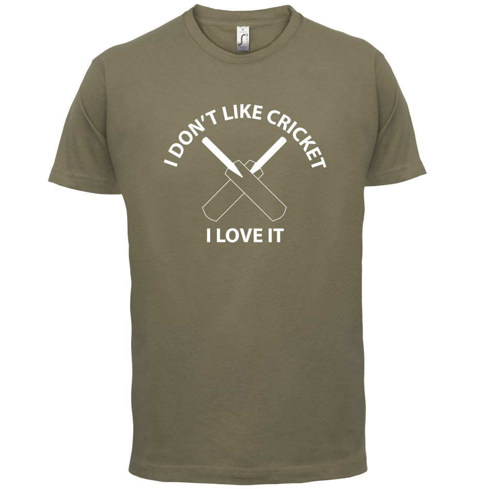 Don't Like Cricket Love It  T Shirt