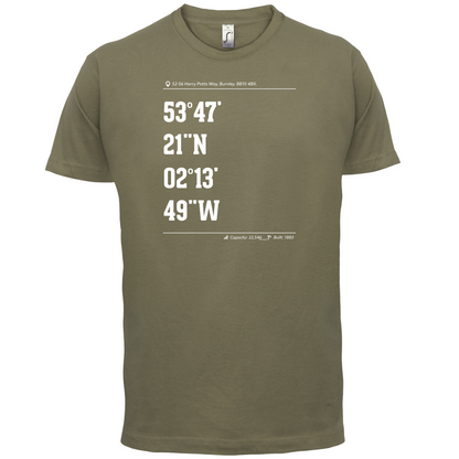 Stadium Coordinates Clarets T Shirt