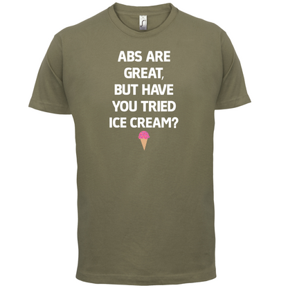 Abs Are Great, Ice Cream  T Shirt