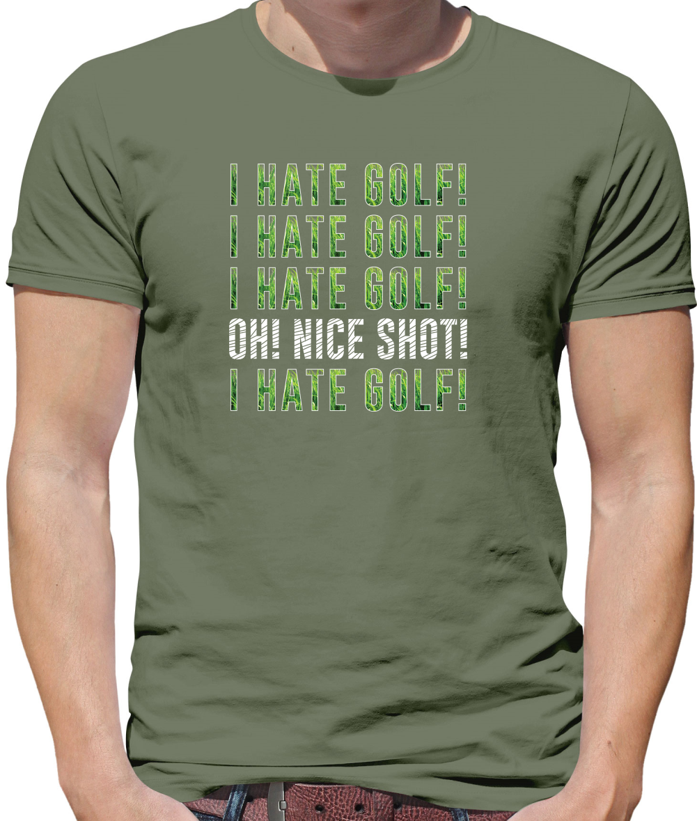 I Hate Golf T Shirt