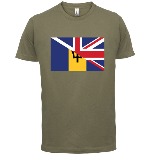 Half Barbados Half UK T Shirt
