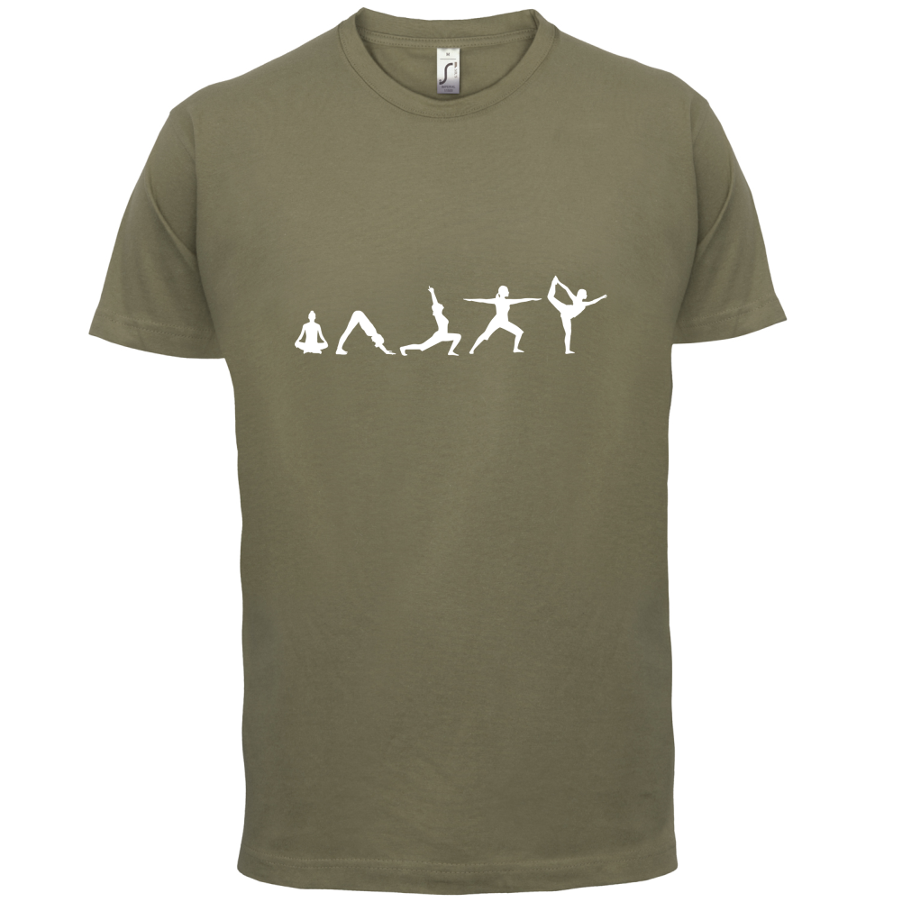 Evolution Of Yoga T Shirt