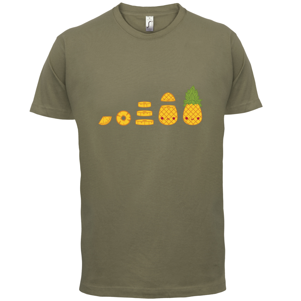 Evolution Of Pineapple T Shirt