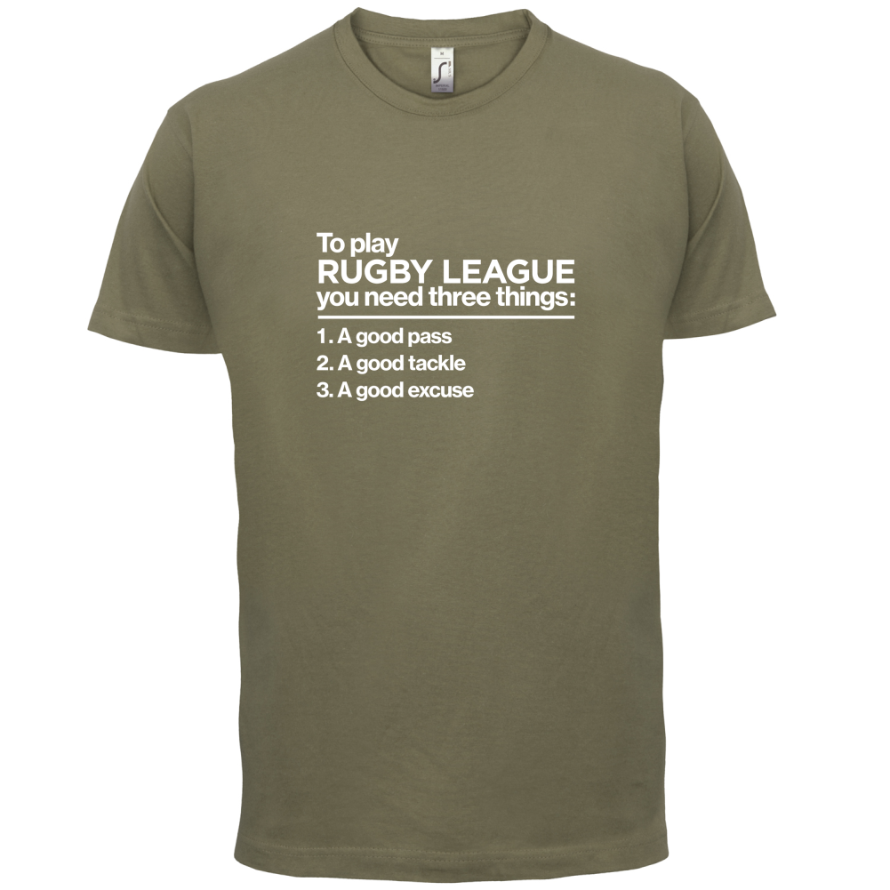 To Play Rugby League T Shirt