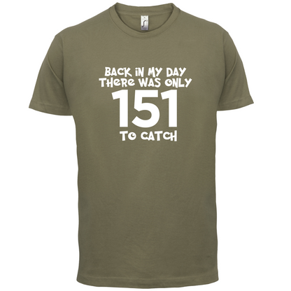 There was Only 151 To Catch T Shirt