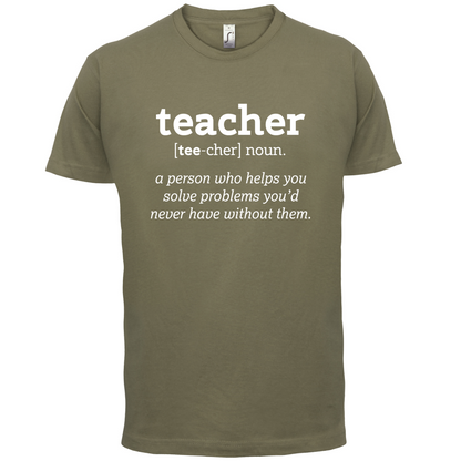 Definition Teacher T Shirt