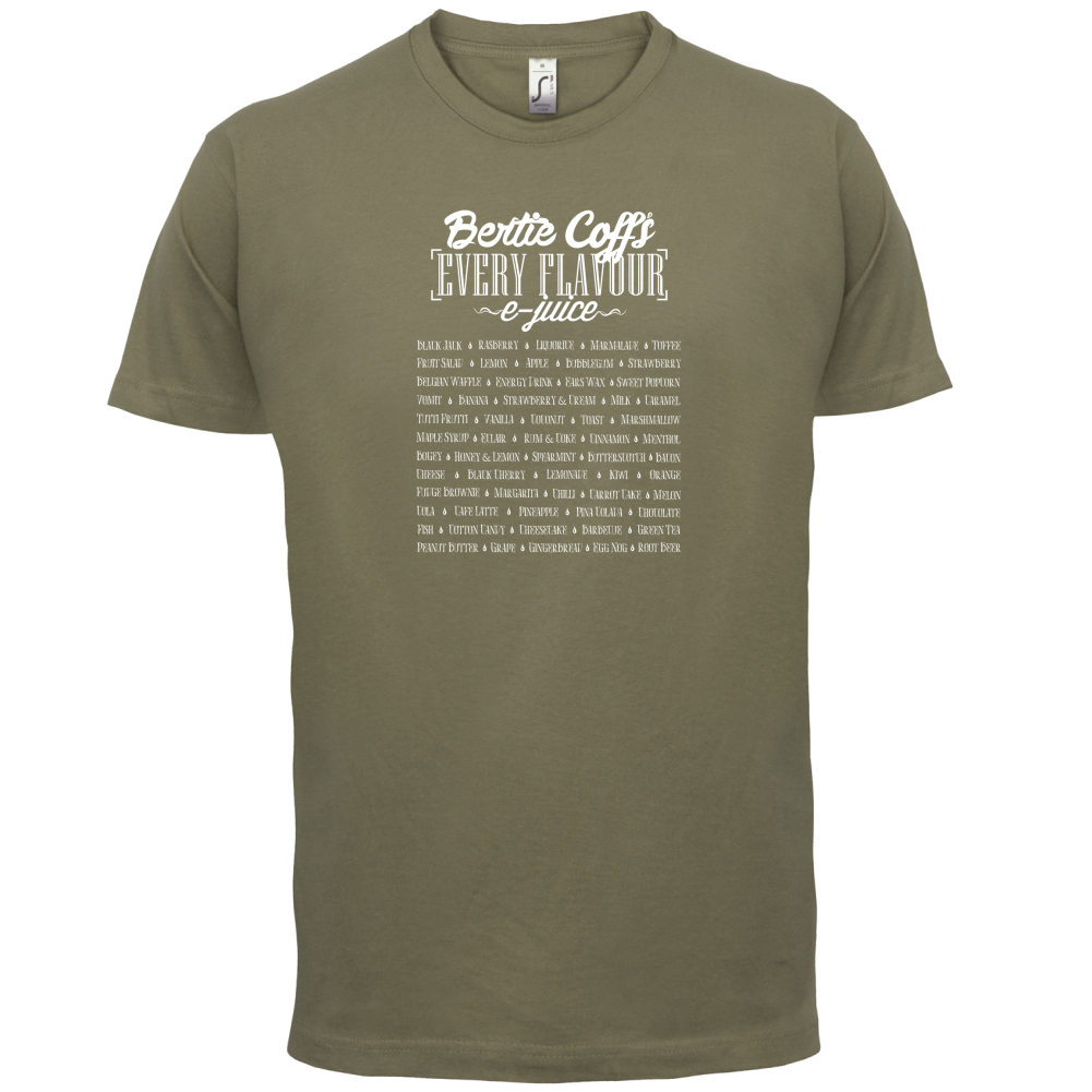E-Juice Flavours T Shirt