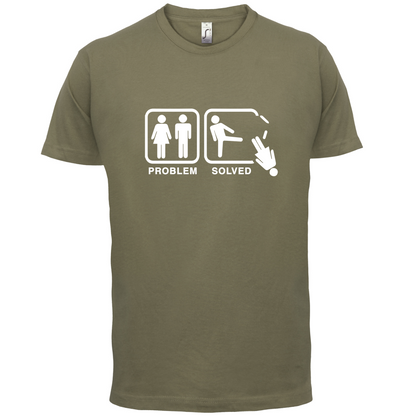 Problem Solved Man Kick T Shirt