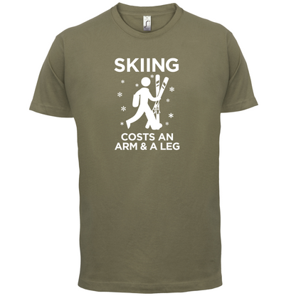 Skiing Costs Arm & A Leg T Shirt