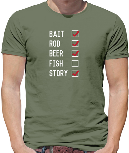 Fishing Checklist T Shirt