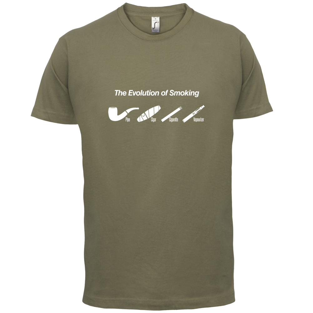 Evolution of Smoking T Shirt