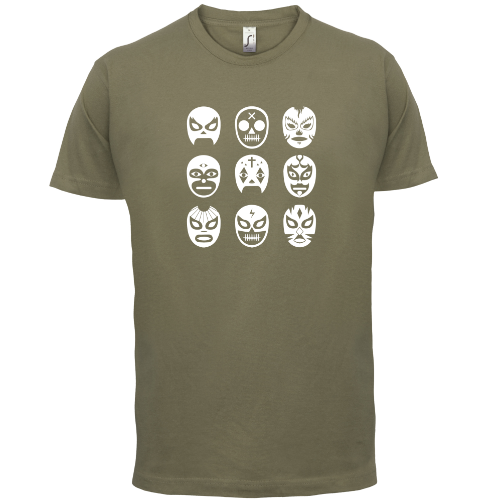 Lucha Masks  T Shirt