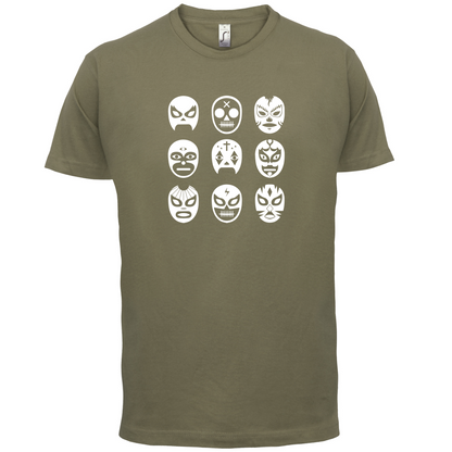 Lucha Masks  T Shirt