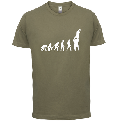 Evolution of Rugby Line Out T Shirt
