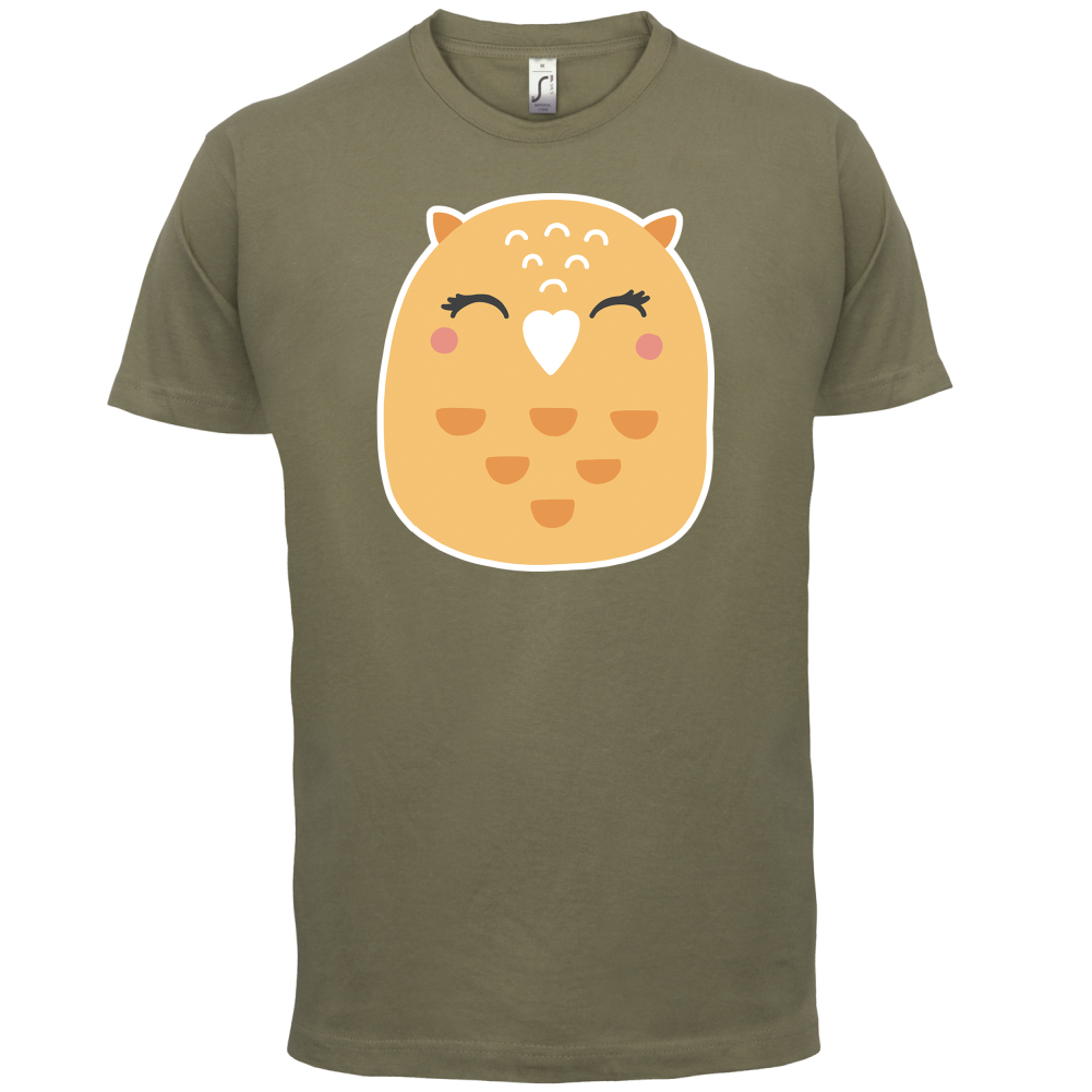 Smiley Face Mrs Owl T Shirt