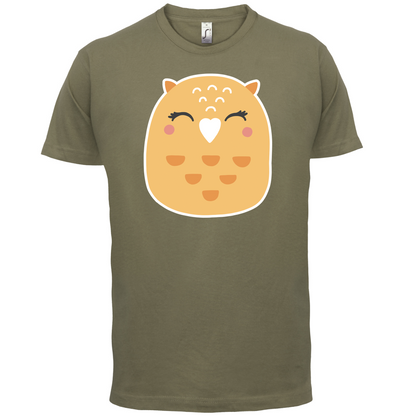 Smiley Face Mrs Owl T Shirt