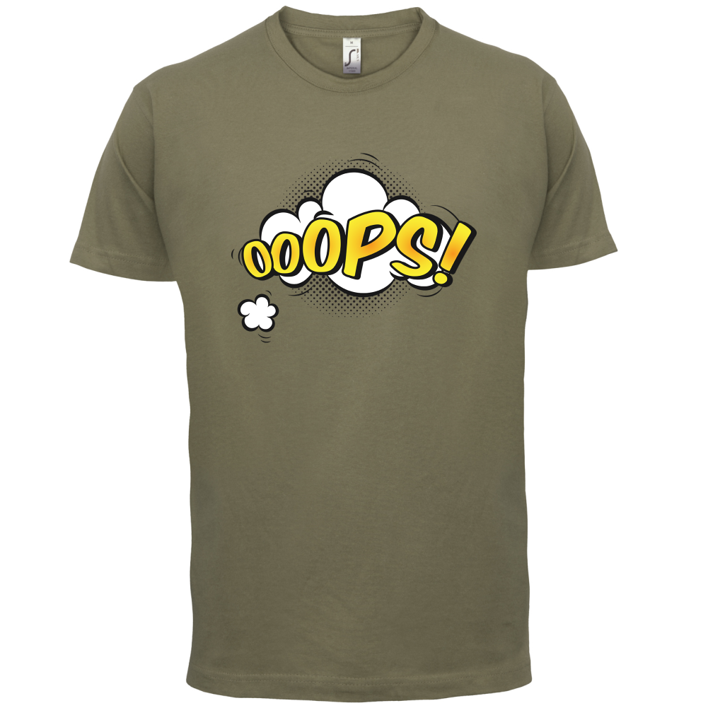 Oops! Word Art T Shirt