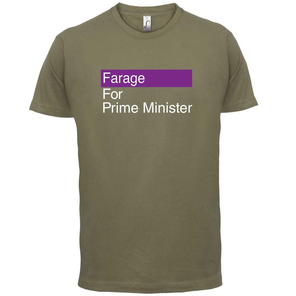 Farage for Prime Minister T Shirt